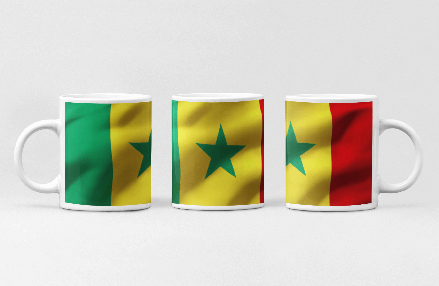 Caneca Bandeira Do Senegal